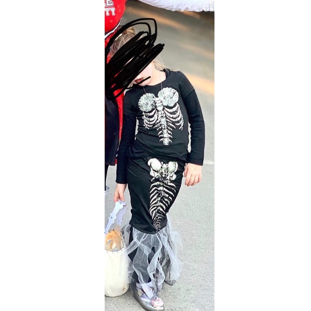 Skeleton Mermaid Halloween Costume